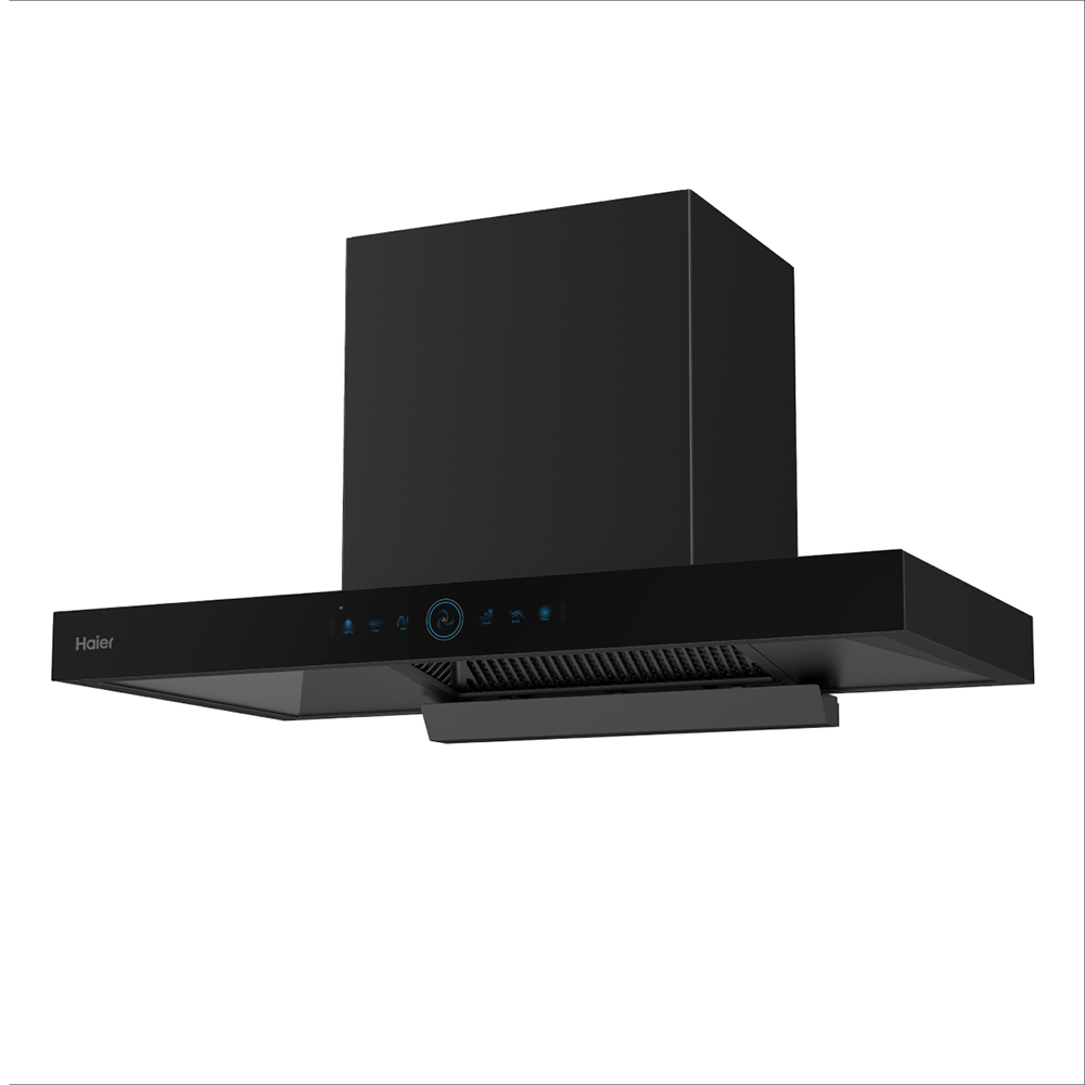 Haier Unique Pyramid Filter 2000 mÂ³h Suction Power Heat Auto Clean Chimney